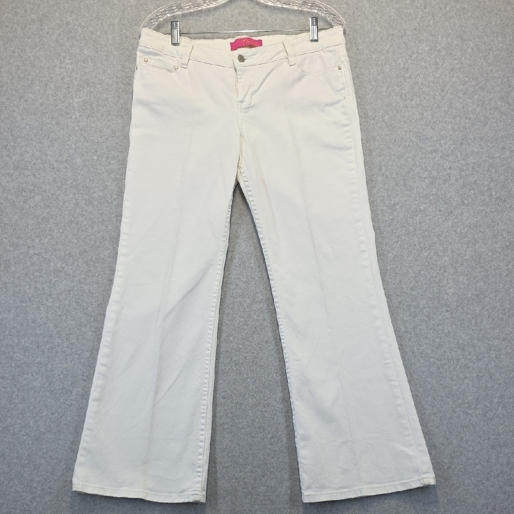 Thalia Sodi White Flare Jeans